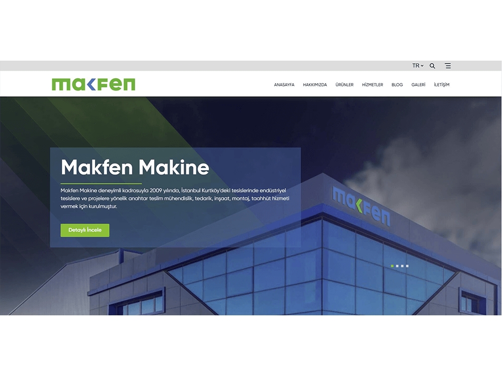 Makfen web site projemizde PHP,MYSQL,JQUERY,JAVASCRİPT,CSS3,HTML5 gibi yazılım teknolojileri kullanılarak 5 iş günü içerisinde kendilerine teslim edildi.
